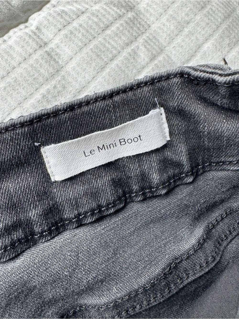 Frame le mini boot high waisted grey jeans size 29 - Picture 7 of 8